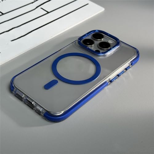 Housse iPhone 13 Pro transparente bleue idéale pour le bureau
