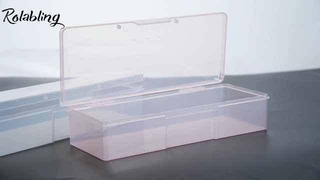 Amazon.com: Rolabling Transparent Box Storage Case for Nail Art
