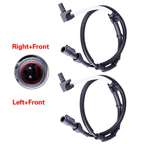 SCITOO 2 pcs Front Left Right ABS Wheel Speed Sensors Fit for 1997-2002 for Ford Expedition, 1997-2003 for Ford F-150, 1997-1998 for Ford F-250,1998-2002 for Lincoln Navigator ALS201