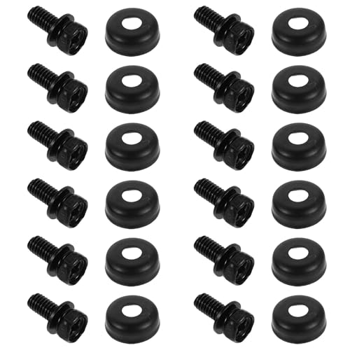 GALPADA 24 pares pernos de fijación para Snare Drum M4x13mm Tornillos metálicos de montaje con arandela para reemplazo y reparación de lug de tambor con estabilidad de afinación fiable y durabilidad mejorada miniatura 1