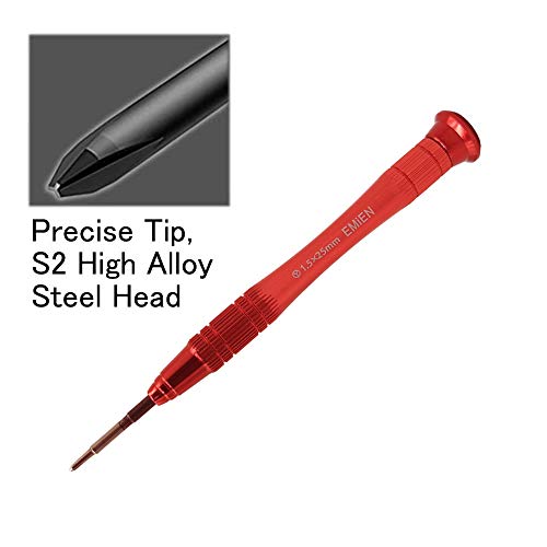 Nintendo Switch Triwing Screwdriver, EMiEN 1.5mm Y00 Tri-point Tri wing Screwdriver for Nintendo Switch Joy-Con Controller Repair,Samsung Gear S2 S3 Smartwatch Repair