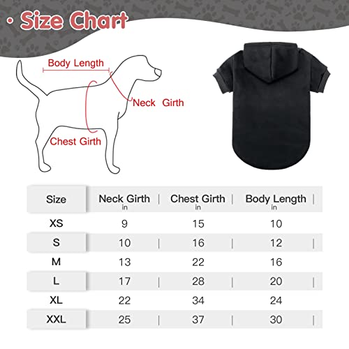 BINGPET Dog Hoodies-Fleece Lined-Hooded Pullover for Dog Cat in Cold Weather - Image 3