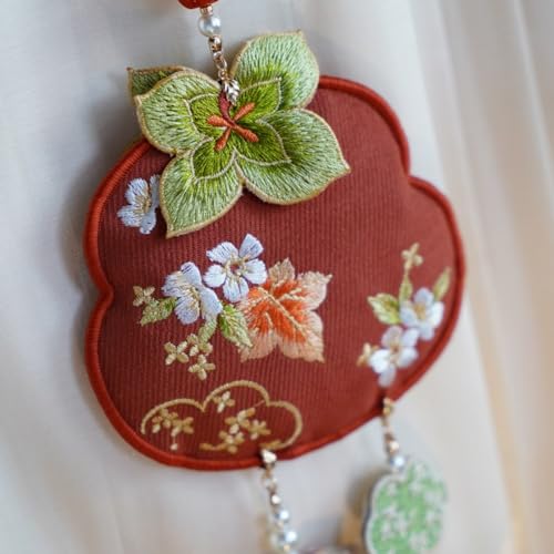 Colgante con borla estilo antiguo Hanfu sin especias miniatura 3