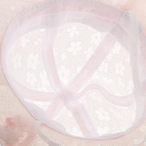 NOLITOY Lightweight Breathable Sun Hat for Cap with Wide Brim for Summer Beach Fun Sun Protection Hat Pink3