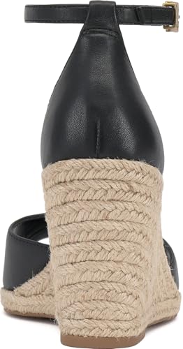 Vince Camuto Women's Felyn Wedge Sandal, Black, 83