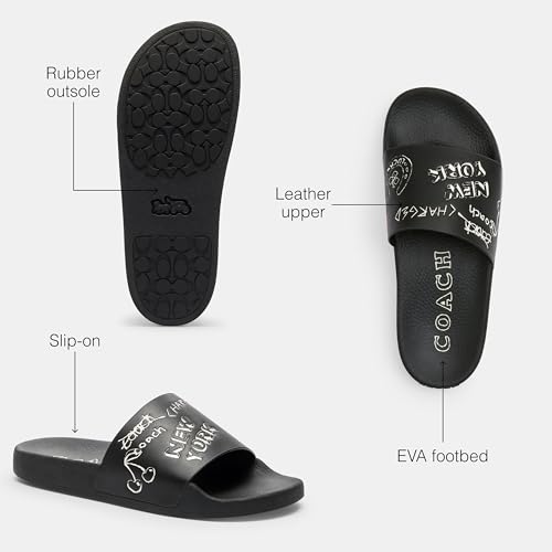 Coach Women's Udele Sport Slide with Sketch Print Platform3