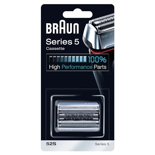 Braun Serie 5 52S, Testina Braun Serie 5 ORIGINALE Per Rasoio Elettrico Barba, Recupera il 100% Delle Prestazioni Del Tuo Regolabarba Uomo, Compatibile con i Rasoi Series 5
