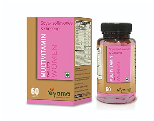 Niyama Mutivitamin Tablets Essential Nutrients (60 Tablets in a bottle)