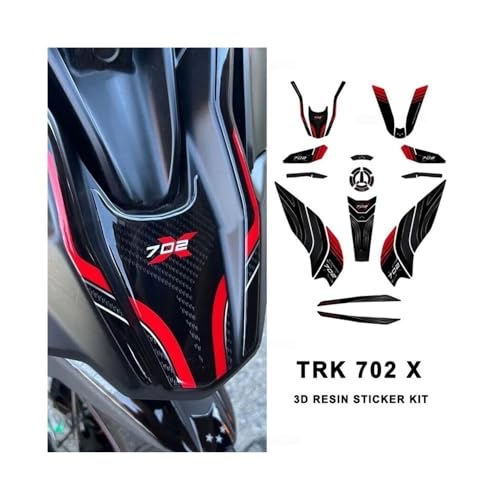 Éviter les rayures de réservoir Benelli TRK 702X avec stickers 3D - 2