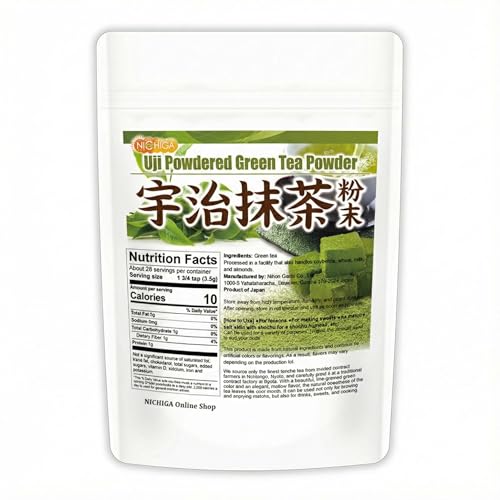 Té Verde Matcha en Polvo Japonés Uji Grado Culinario