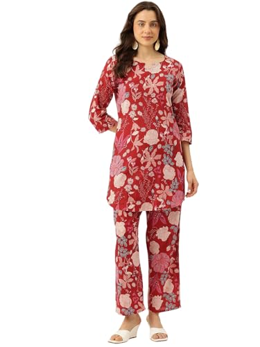feranoid Floral Printed Cotton Co-Ord Set – Breezy Prints, Chic Fit