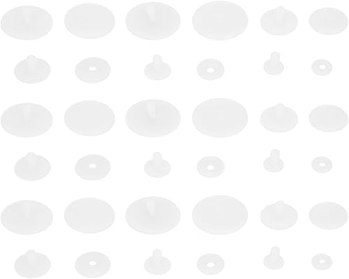 Jeanoko 120 piezas de plástico para muñecas, accesorios de esqueleto, articulaciones de muñeca de bricolaje, manualidades, articulaciones de