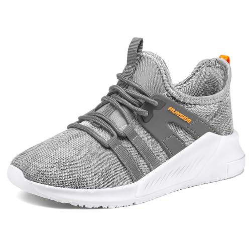 RUNSIDE Boys Girls Tennis Shoes Kids Lightweight Breathable...
