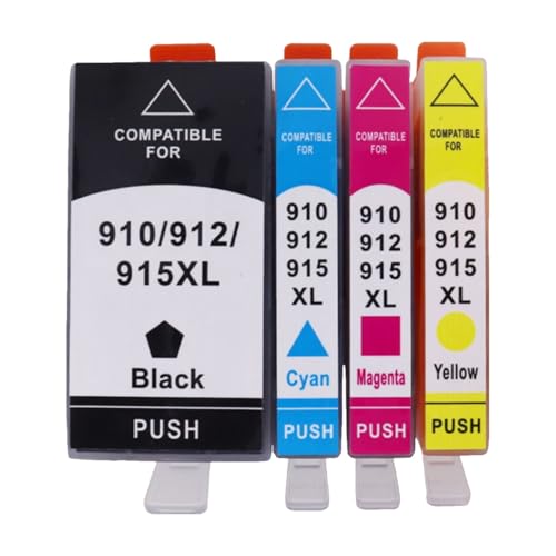 Cartouche d'encre 910 jaune pour imprimante OfficeJet Pro 8020 et 8022