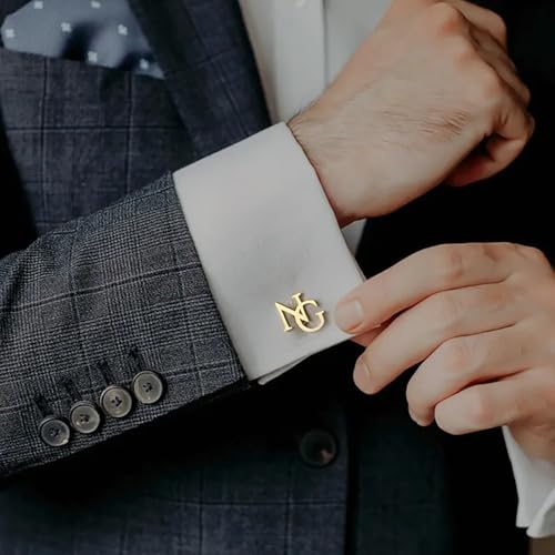 Mancuernillas personalizadas para hombre con caja de madera miniatura 3