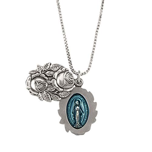 Luca + Danni | Miraculous Locket Necklace for Women- Silver Plated Made in