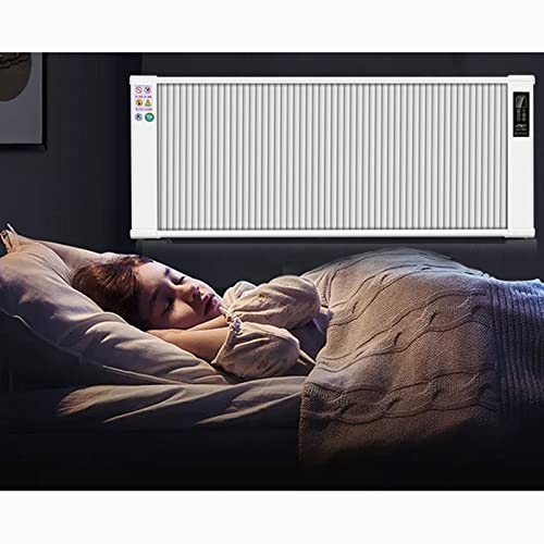Elektrische Verwarming Verwarmingsconvector Draagbare Koolstofvezelverwarmer Elektrische Verwarming Elektrische Radiator Slaapkamer Woonkamer Wintercadeau Ventilatorkachel,2200W-White - Afbeelding 8