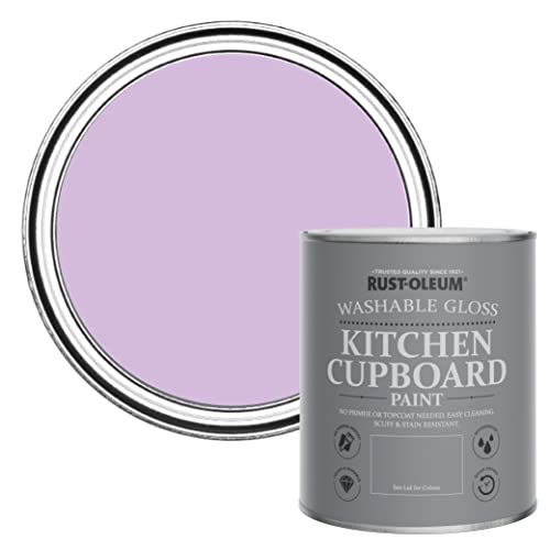 Rust-Oleum Purple Kitchen Cupboard Paint in Gloss Finish - Violet Macaroon 750ml