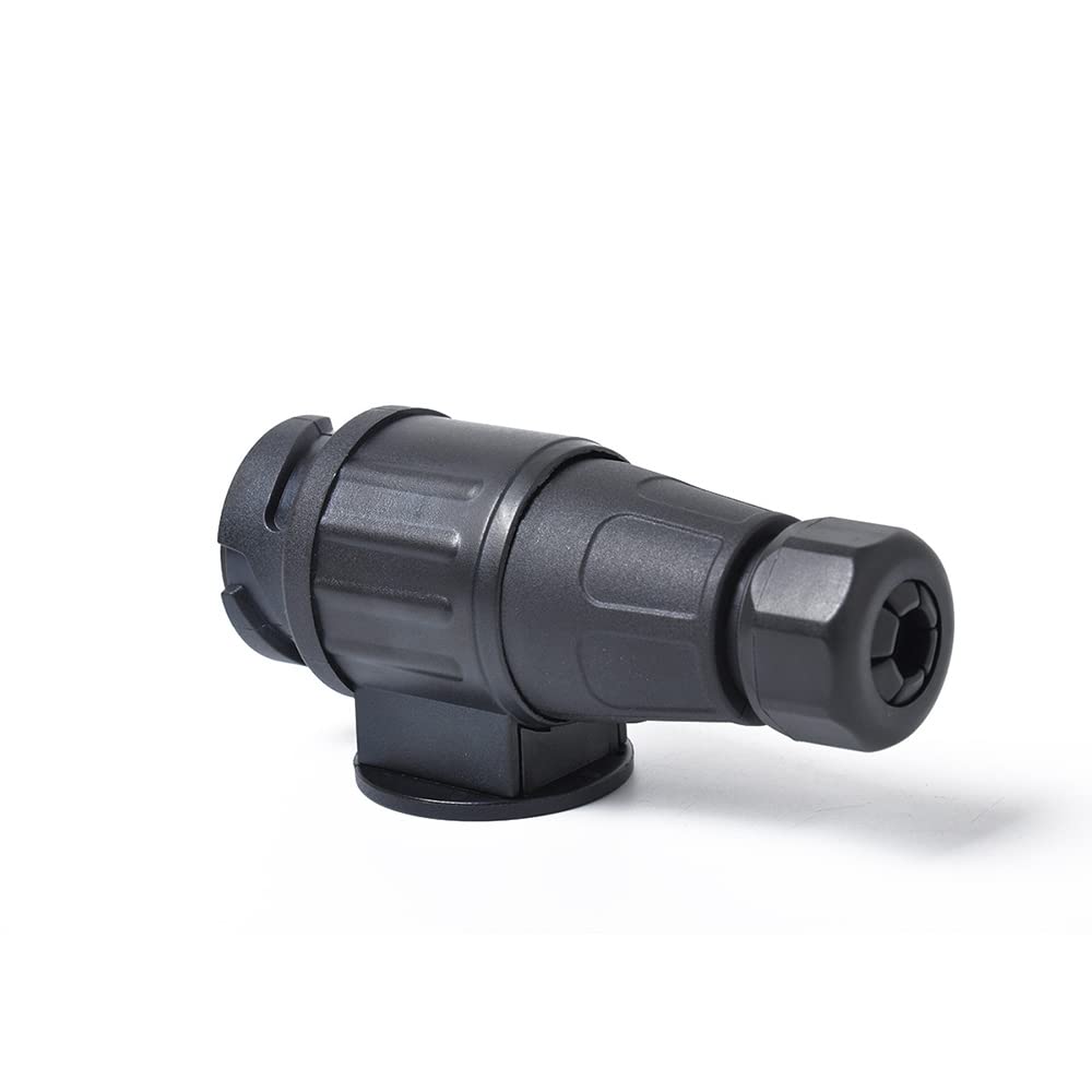 Namvo Black 13 Pin Trailer Plug, 12V Trailer Connector Adapter Towing Bar Socket For Europe Car Trailer Boat Vehicle Caravan Truck Rv Tow Vehicle