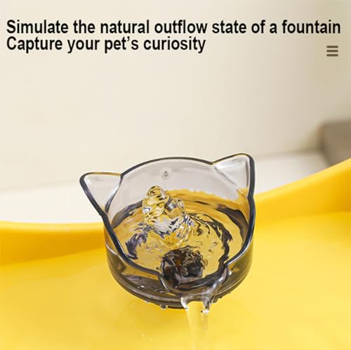 Fuente automática de agua para gatos 2L, ultra silenciosa miniatura 5
