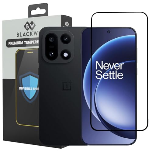 Image of Blackwik Premium Tempered Glass Screen Protector for OnePlus 15 5G (Pack of 1) with Edge-To-Edge Protector Coverage | Easy Installation Kit (Black)