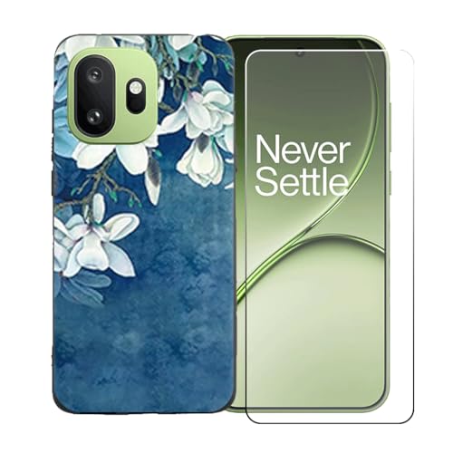 CongJiaLingXi�P�[�X�K�p �� OnePlus 15T (6.32") �K�p �� �d�����ꂽ�K���X�X�N���[���v���e�N�^�[�A�_�炩���V���R�[���V�F���o���p�[�h�Ռ�TPU�ی�J�o�[�������,LLM40