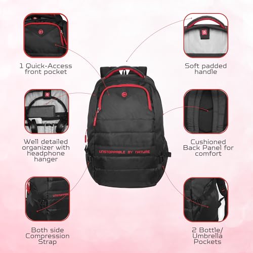 Image of Citizen Business Laptop Backpack for Men & Women - Office Bag with 15.6 inch Laptop Compartment, Water-Resistant, Anti-Theft Pocket, Lightweight Travel Backpack