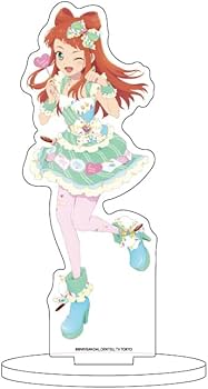 アイカツスターズ！ 缶バッジ イオン限定 早乙女あこ 17個セット ⑤ アイカツ 早乙女あこ ドレスチャーム ブランドデザイン缶