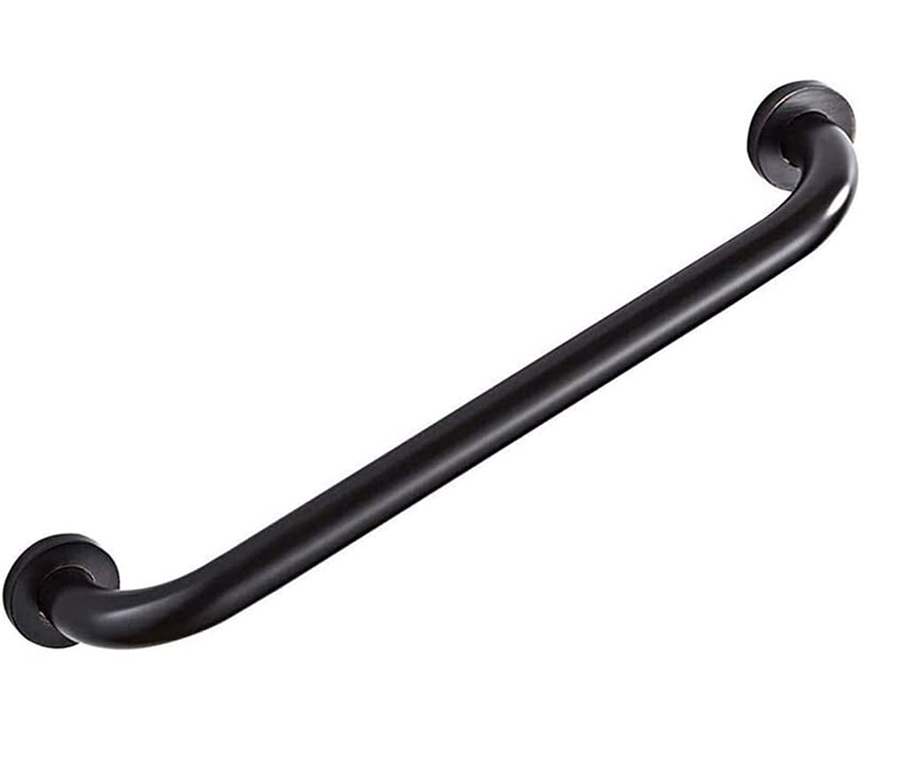 Maniglioni di Supporto per Doccia in Ottone, corrimano Antiscivolo per Bagno, per Anziani e disabili, corrimano di Sicurezza per Vasca da Bagno e WC (450 mm)