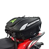 √☞Hecktasche motorrad's Größe (ca.): Vorher: 29 * 20 * 43 cm / 11.42 * 7.87 * 16.93 Zoll. Nach: 29 * 30 * 43 / 11.42 * 11.81 * 16.93 Zoll.