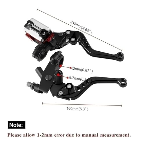 Levier d'embrayage moto réglable pour modifier son guidon 7/8 - 5