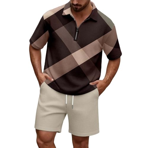 Ensemble d'été léger en maille vêtement homme short respirant et manches courtes 2026