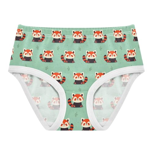 Girls' Underwear Red Panda Cotton Stretch Comfort Toddler Panties