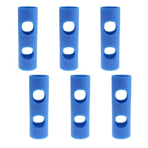 6 piezas de fideos de 2 agujeros con agujero para piscina, soporte de junta flotante para piscinas, accesorio con agujero