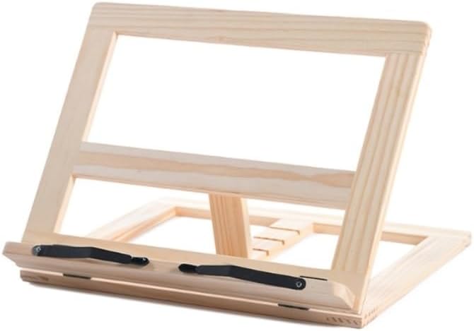 Wood Book Stand Multi Functional Reading Rack Portable Folding Holder