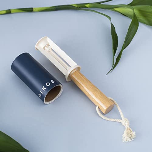 Kit rolo adesivo com cabo de bambu - Oikos