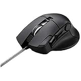 エレコム USB ゲーミングマウス 【DUX】 有線 10ボタン 2400dpi ハードウェアマクロ対応 M-DUX30BK