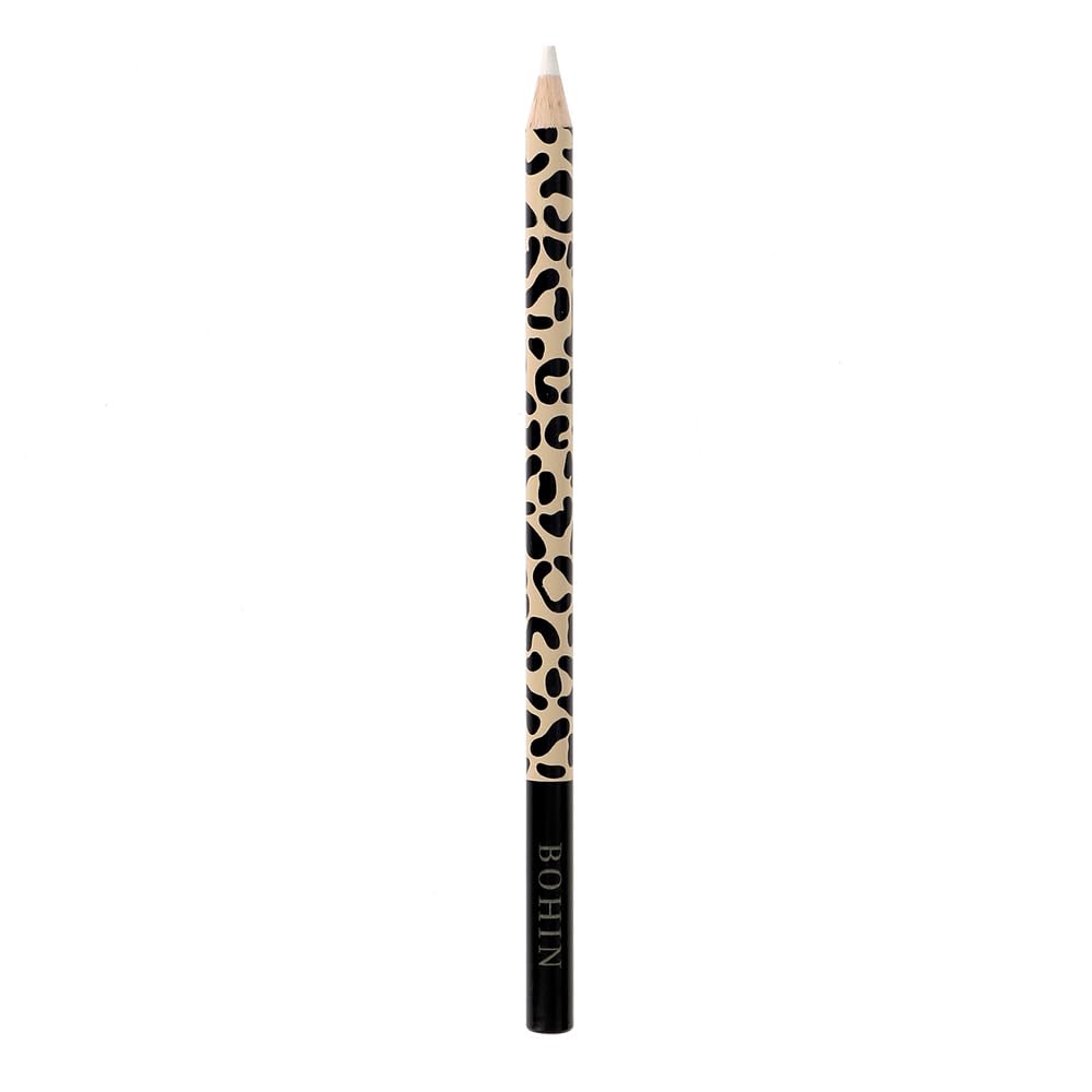 Bohin France France Safari Collection Leopard Print (White) Fabric Marking Chalk Pencil - 1 Piece