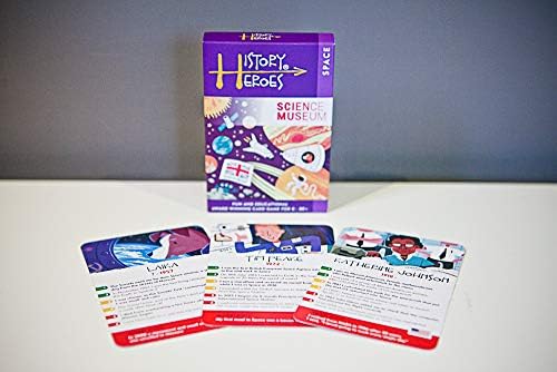 History Heroes: SPACE, a family card game about the people who made & shaped the history of Space Exploration