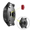 Kissmart Charger for Garmin Vivoactive 3, Replacement Charging Cable Cord Plus a Red Silicone Charger Port Protector Anti Dust Plug for Garmin Vivoactive 3 Music Smart Watch