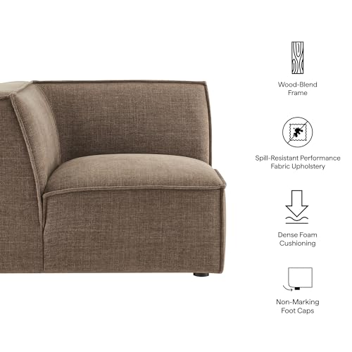 Sillón Modular Esquinero Tela Mocha miniatura 4