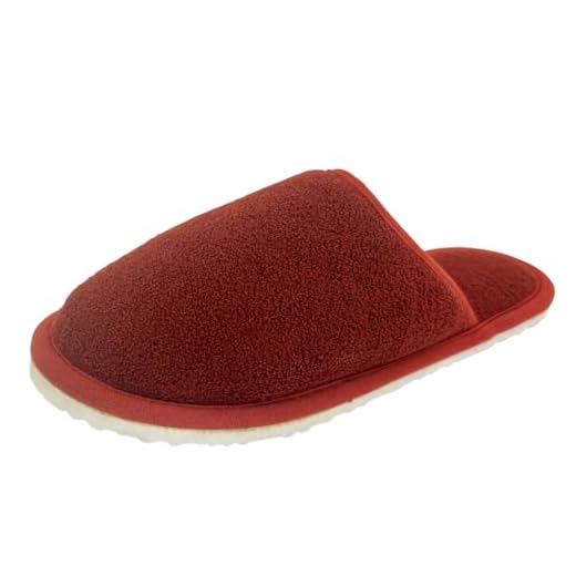 Pantufa Feminina Chinelo de Quarto Solado Antiderrapante Tradicional Atoalhado Quentinho Ideal Para Ficar em Casa Home Office (Bordô, BR, Adulto, Faixa Numérico, 39, 40)