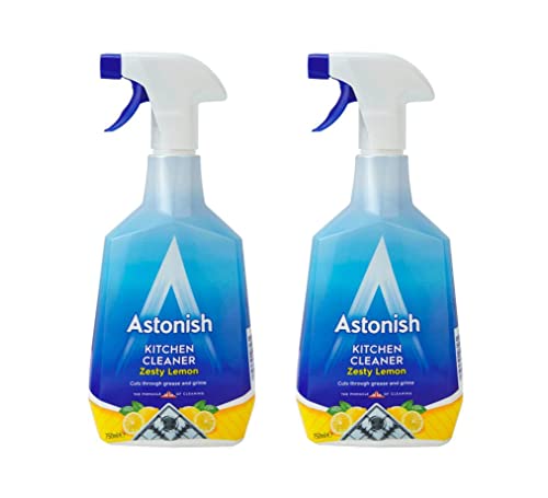 ASTONISH - Detergente per cucina con grilletto 750 ml - Confezione da 2