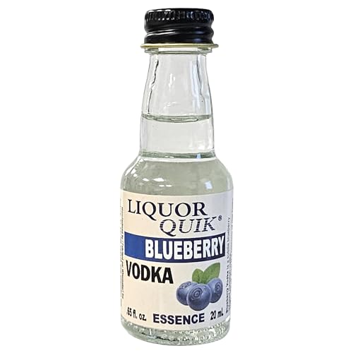 Liquor Quik - HOZQ8-370 Natural Vodka Essence, 20 mL (Blueberry Vodka)