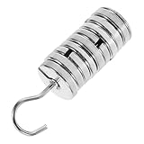 Kit de poids à fentes pour laboratoires : sa taille compacte permet un transport et un rangement pratiques, ce qui facilite son utilisation dans divers contextes ; poids en métal