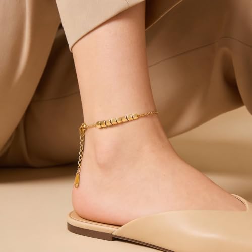 Image of Rubans Oxidised Anklets Jewellery Gift for Women & Girls | Kundan Ethnic Traditional