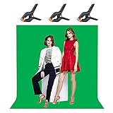 ?Material grueso?La pantalla verde FYting adopta 120 g de grosor Las pantallas verdes encriptadas están hechas de tela 100% no tejida, se pueden lavar y planchar, para un uso duradero, más fácil de manejar y mantener. Con el color verde altamente saturado.