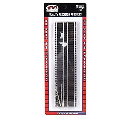 Rails HO Code 83 9 Straight Atlas Model Railroad pour modélisme ferroviaire
