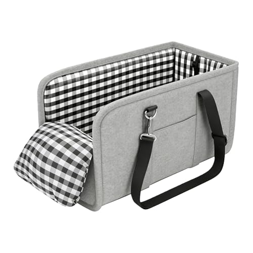 Consola para perros de razas pequeñas: accesorio de viaje resistente para coche 6