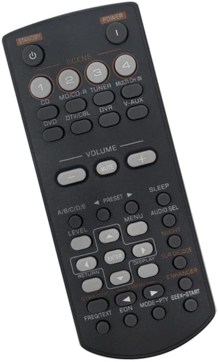 Replacement Remote Control Replace for TV/Audio/Projector for GENERAL for Yamaha RAV280 WN057800 HTR-6140 HTR-6140BL A/V AV Receiver
